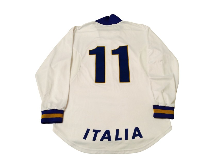 Ravanelli's Match-Issued Shirt Moldova vs Italy 1996