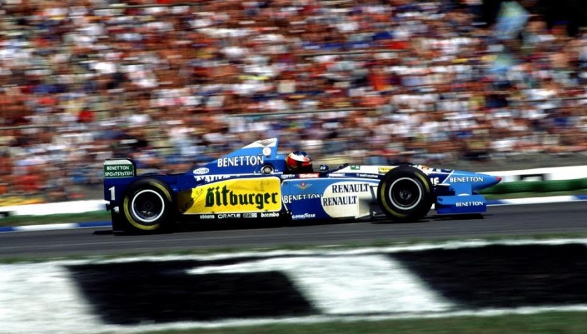 Michael Schumacher Benetton B195 Formula 1 Exhaust Bank