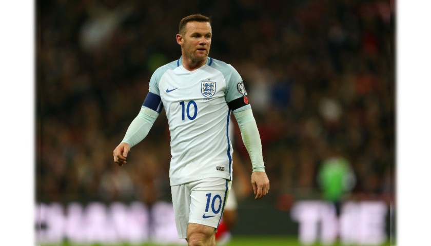Rooney's Match Shirt, England-Scotland 2016