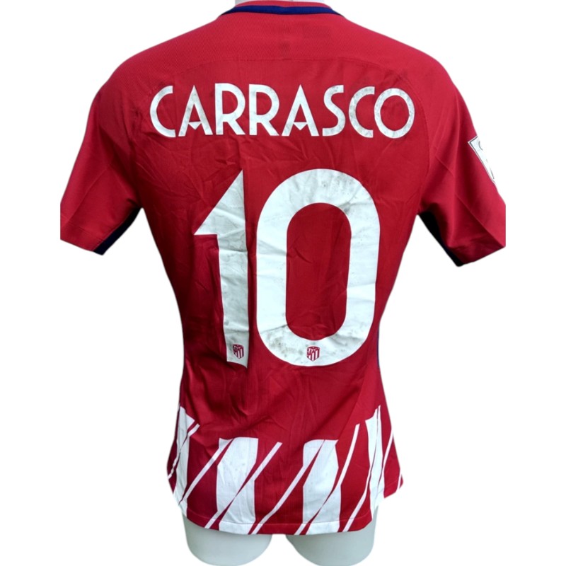 Carrasco's Match-Worn Shirt, Atletico Madrid vs Napoli Audi Cup 2017