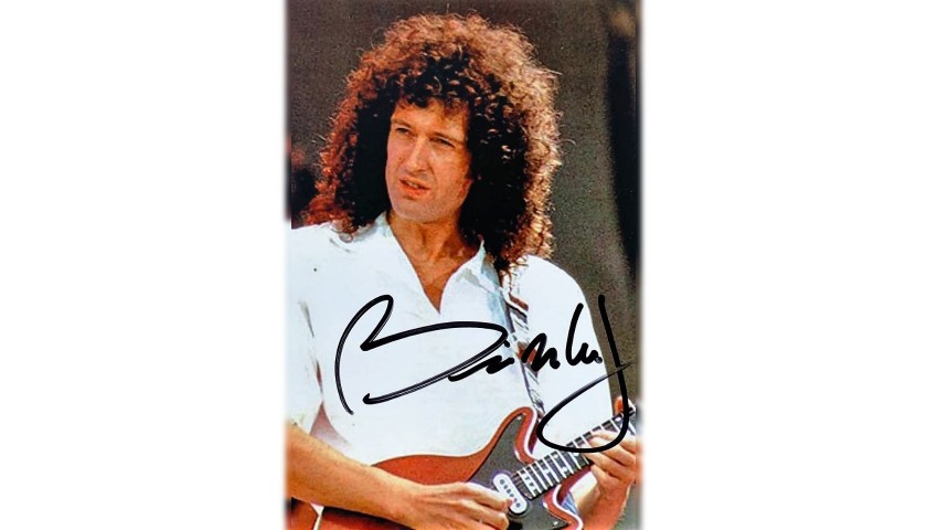 Brian May Signed Photograph