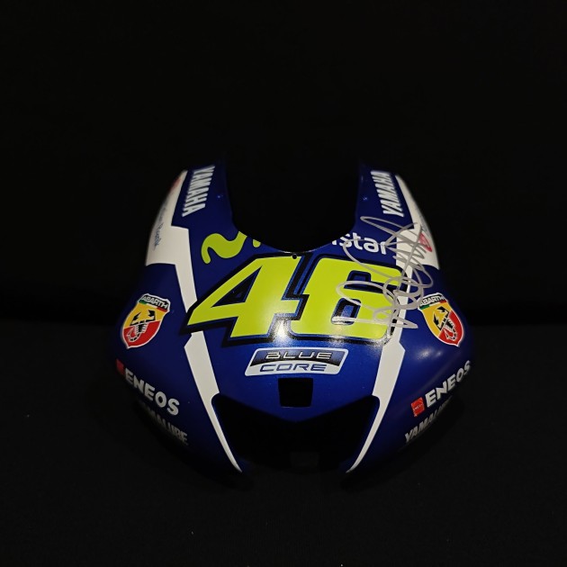Yamaha Motogp Scale Windshield, 2015 - Signed by Valentino Rossi