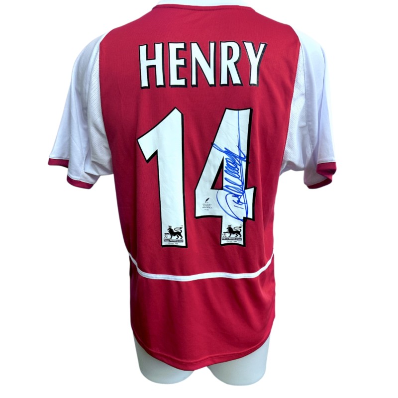 Henry's Arsenal Signed Replica Shirt, 2002/03