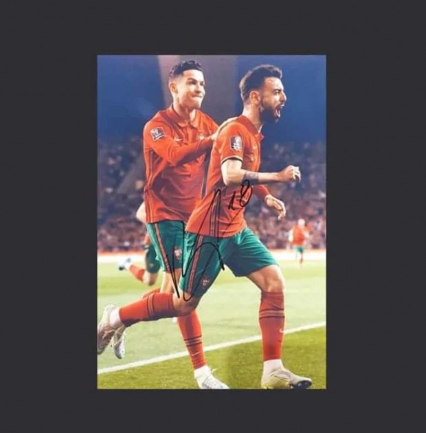 Bruno Fernandes Signed Picture