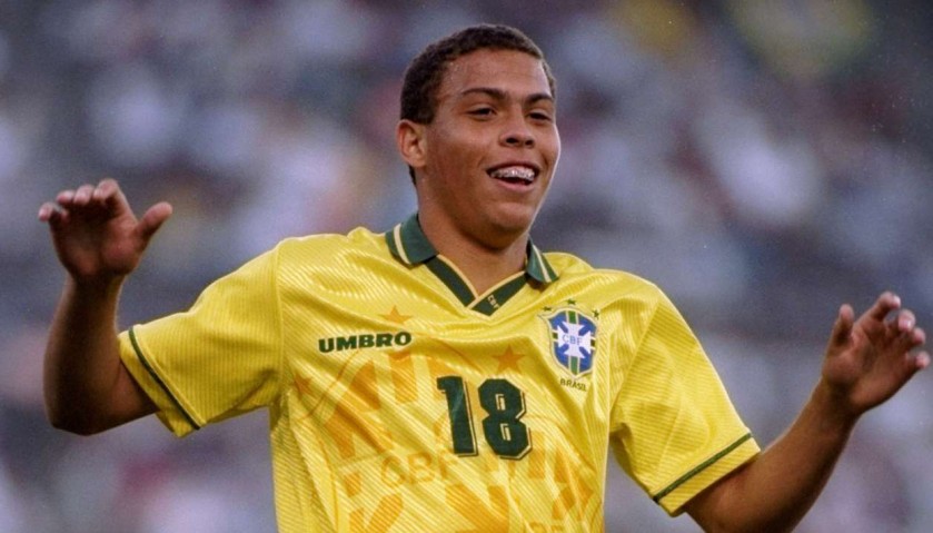Ronaldo's Official Brazil Signed Shirt, 1994/95