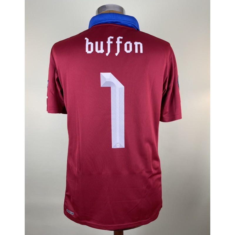 Gianluigi Buffon's Italy UEFA Euro 2012 Match Shirt vs Germany