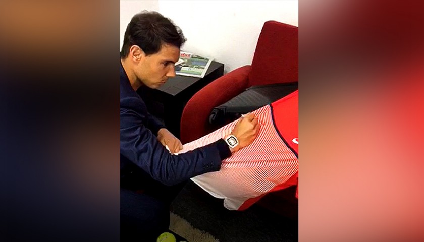 Rafael Nadal's Signed Worn Shirt