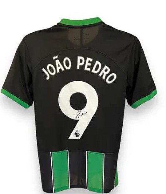 Joao Pedro's Brighton 2023/24 Signed Replica Shirt