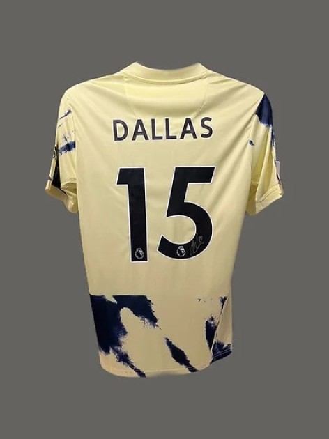 Stuart Dallas' Leeds United 2022/23 Signed and Framed Third Shirt