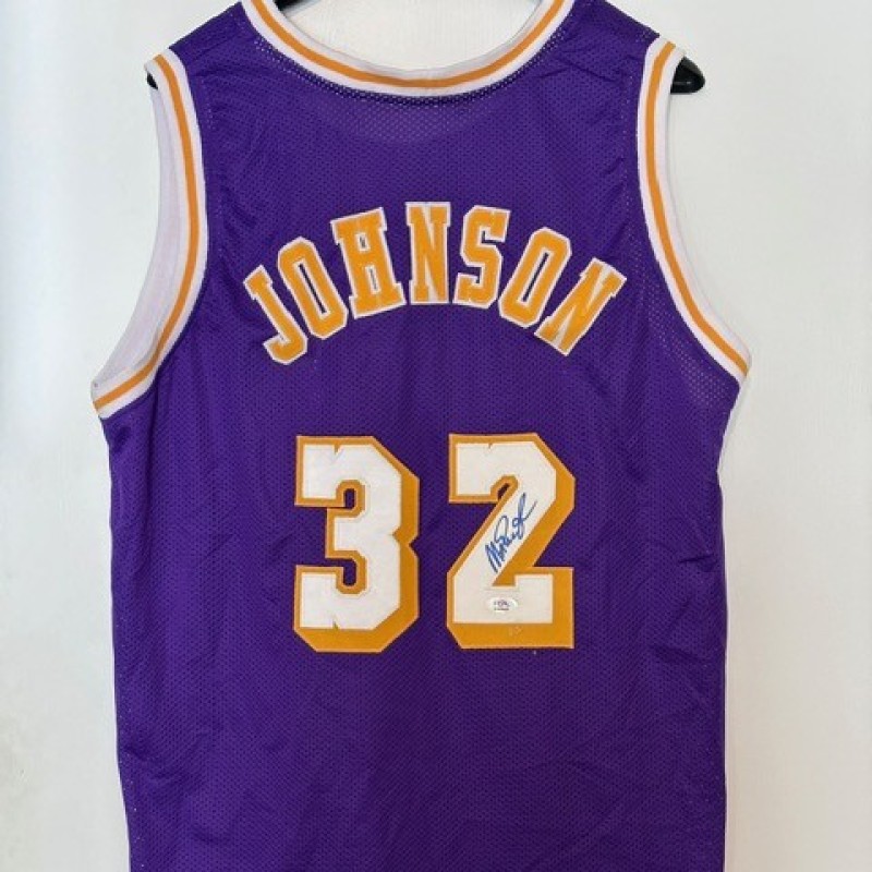 Magic Johnson signed LA Lakers Jersey