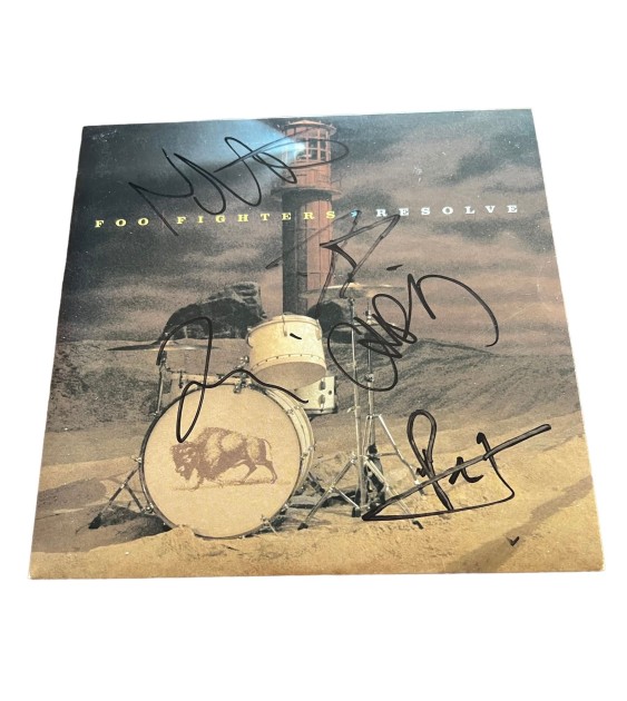 Foo Fighters Signed Resolve 7" Vinyl 