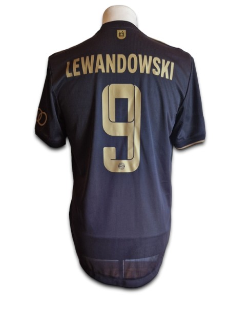 Lewandowski's 2021/22 Bayern Munich Champions League Match Shirt