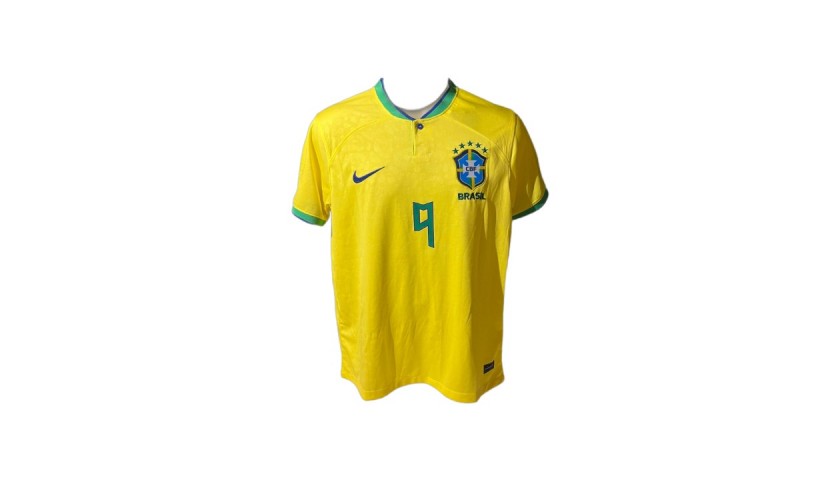 Maglie da calcio Brasile Richarlison #9 Prima Maglia Mondiali 2022 Manica  Corta