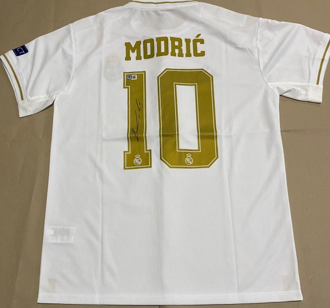 Luka Modric's Real Madrid 2011/12 Signed Replica Shirt