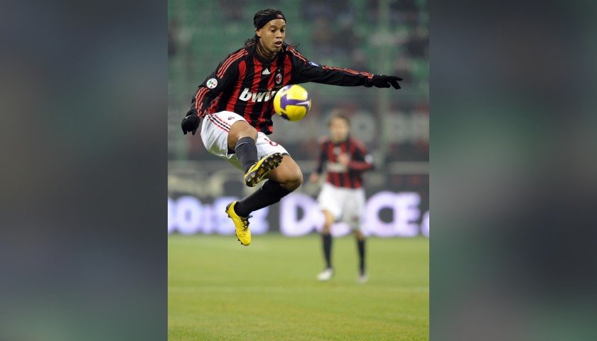 Ronaldinho's Official Milan Signed Shirt, 2008/09