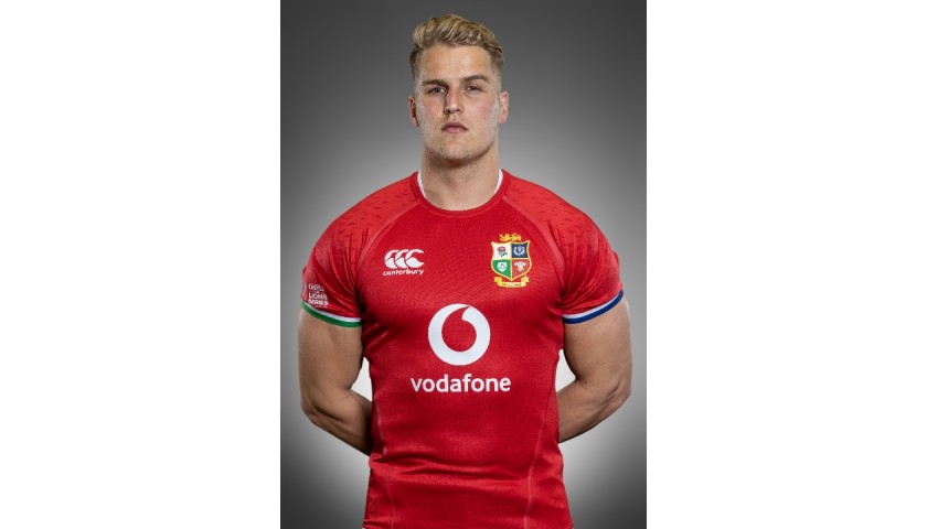 Lions 2021 Test Shirt - Worn and Signed by Duhan Van Der Merwe