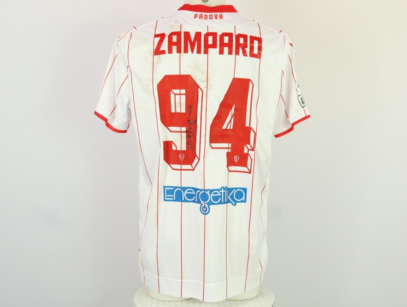 Zamparo's unwashed Signed Shirt, Padova vs Albinoleffe 2024 