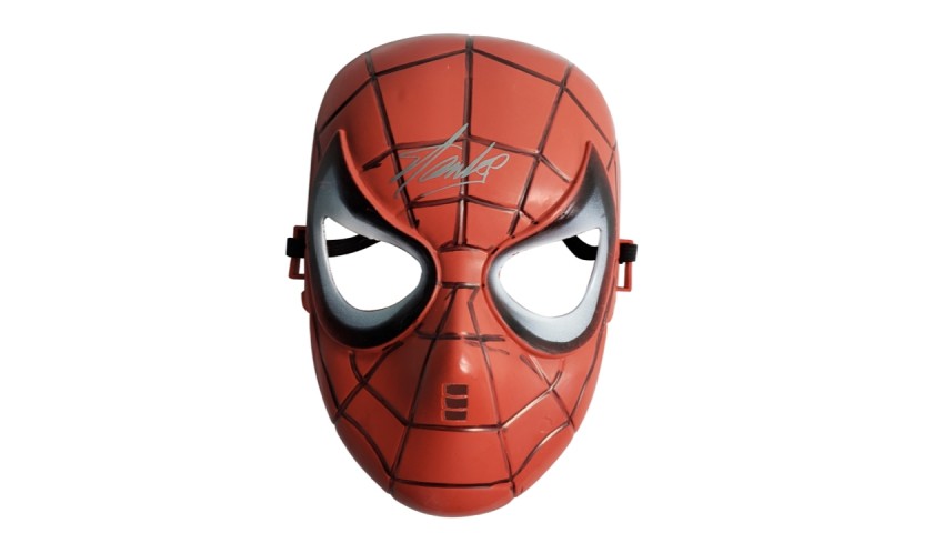 Maschera Spiderman con firma digitale di Stan Lee - CharityStars