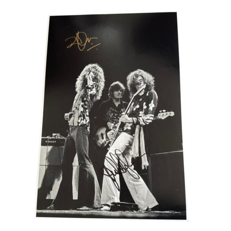 Fotografia Led Zeppelin - Autografata