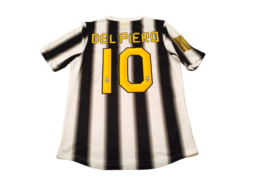 Del Piero's Match-Issued Shirt Juventus vs Notts County 2011