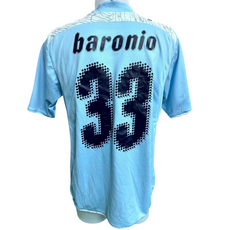 Baronio's Lazio Match-Issued Shirt, 2009/10