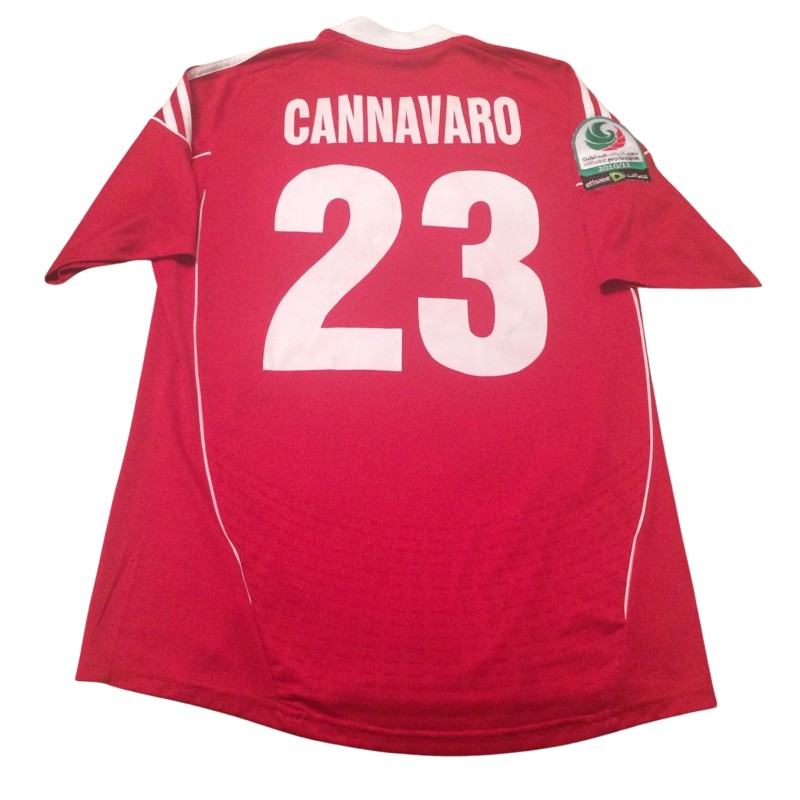 Cannavaro's Al Ahli Match-Worn Shirt, 2010/11