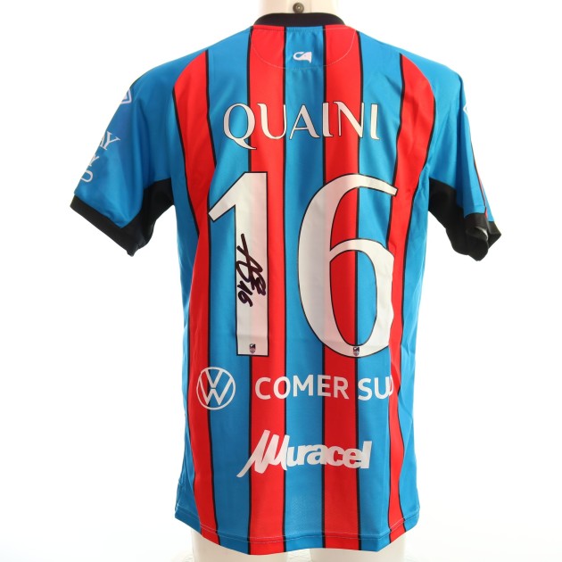 Quaini's unwashed Signed Shirt, Catania vs Benevento 2024 