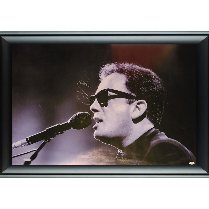 Billy Joel Signed and Framed Canvas