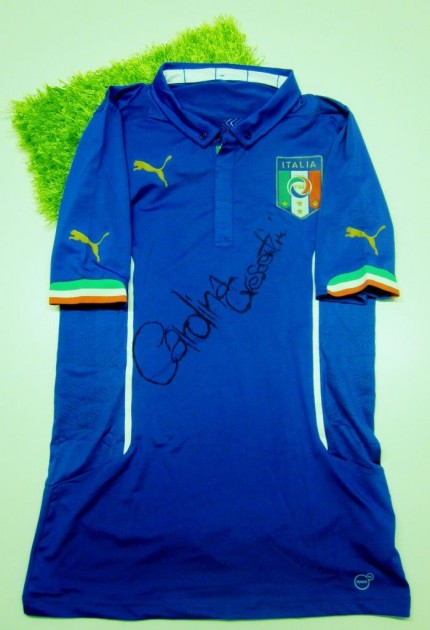 Italy 2014 shirt signed by Carolina Crescentini - #celebriamolamaglia