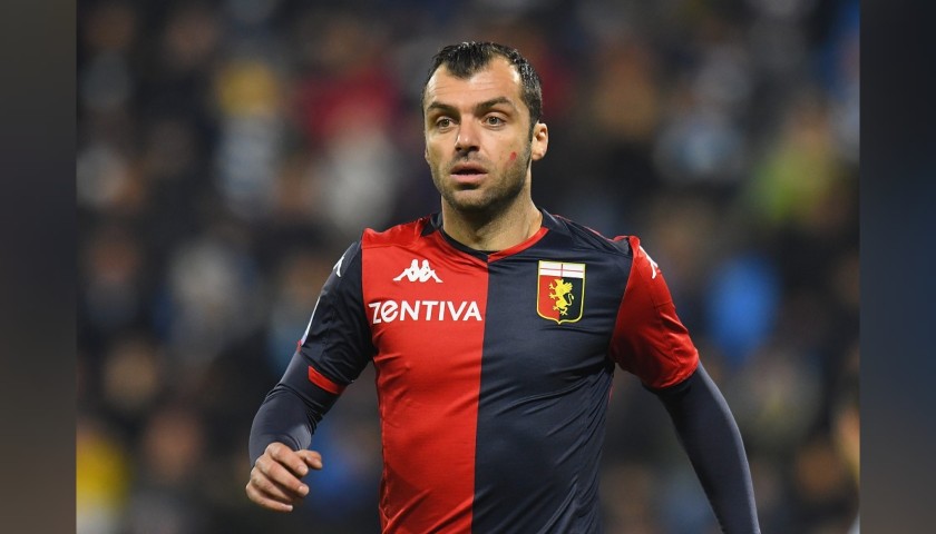 Pandev's Genoa Match-Issued Signed Shirt, 2019/20 