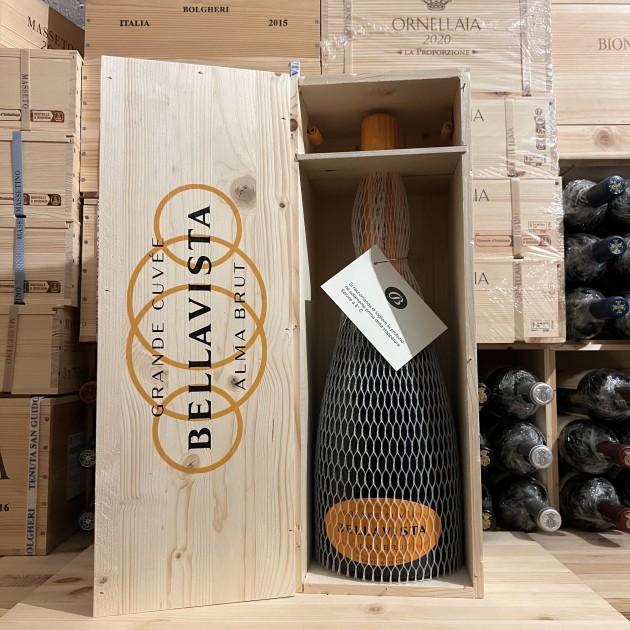 Franciacorta Bellavista Grande Cuvee Alma Brut Jeroboam - in wooden case