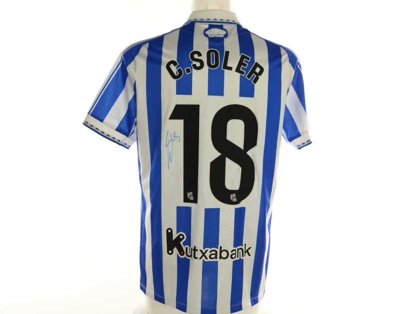 Soler's Signed Unwashed Shirt, Real Sociedad vs Deportivo Alavés 2026