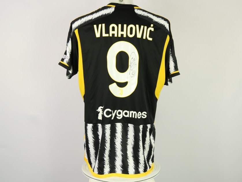 Maglia ufficiale Vlahovic Juventus, 2023/24 - Autografata