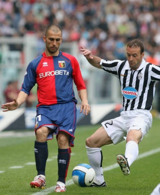 Di Vaio's Genoa Match Shirt, 2006/07