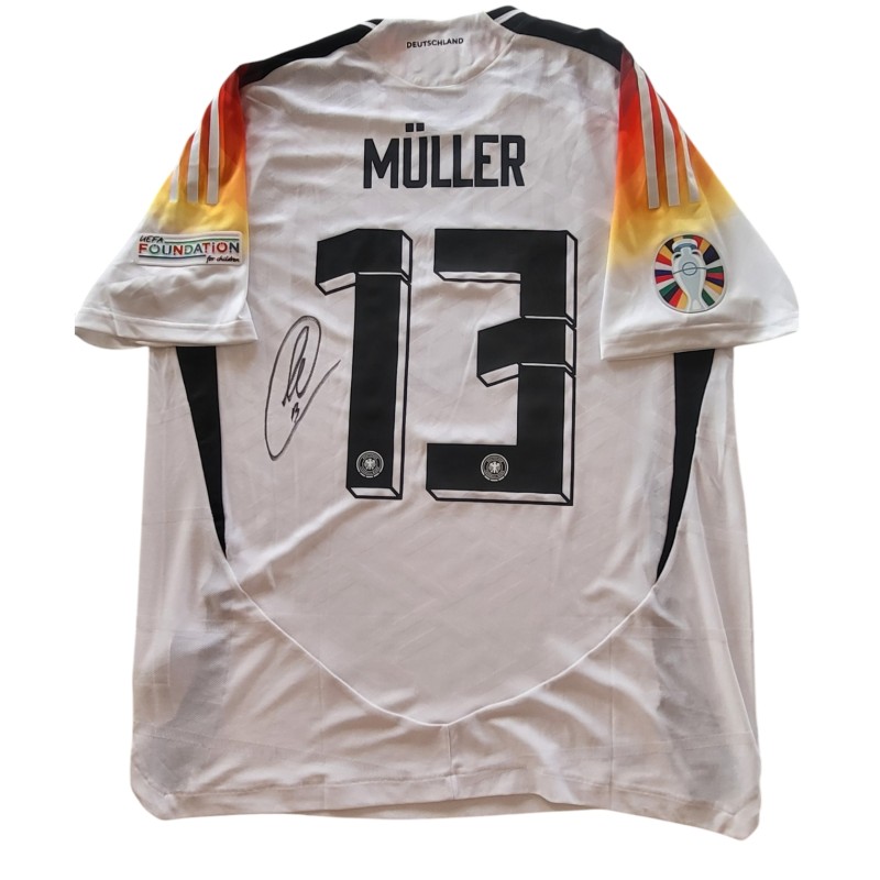 Muller' Spain vs Germany Signed Issued Shirt, EURO 2024