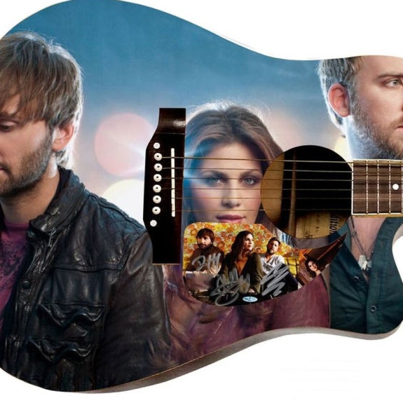 Battipenna chitarra acustica Custom Signature Edition - Autografato da Lady Antebellum