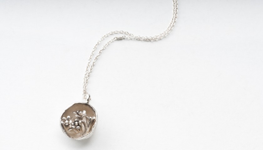 Portable Garden Silver Necklace - Giulia Tamburini