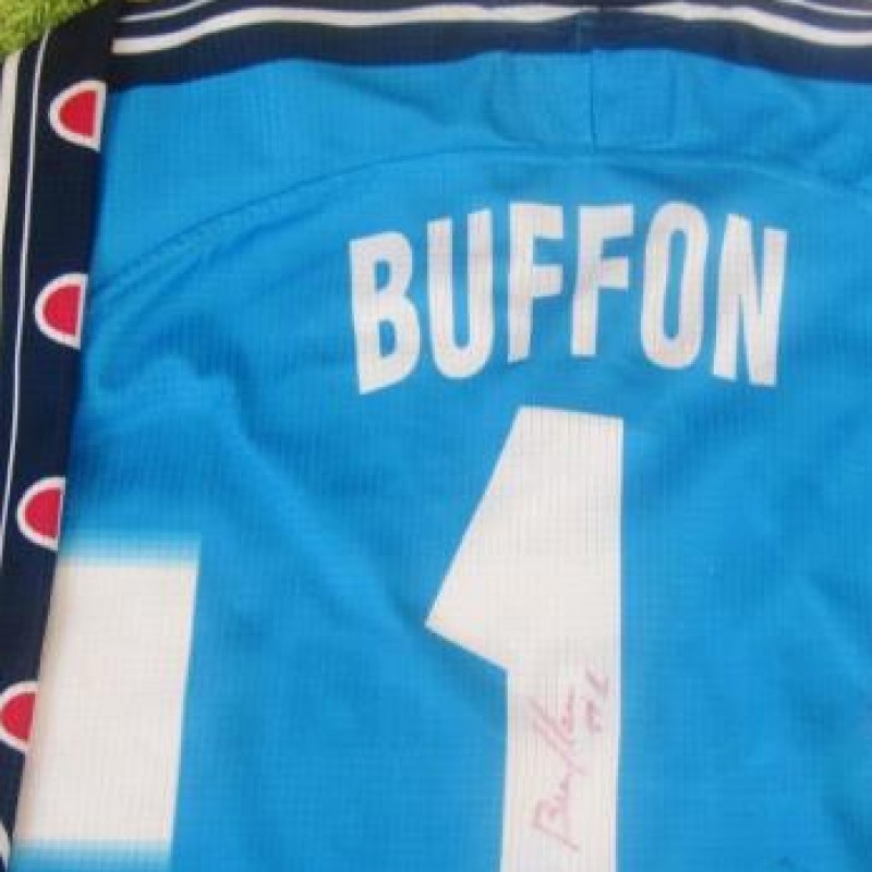 Buffon Parma match issued shirt, Serie A 1999/2000