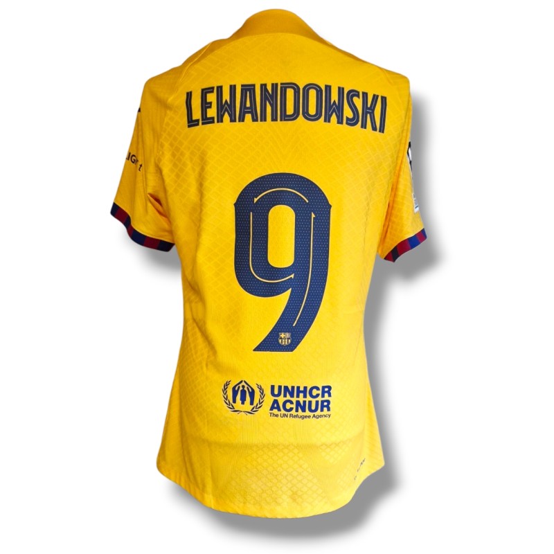 Maglia gara "away" FC Barcellona UCL 2024/25 di Lewandowski