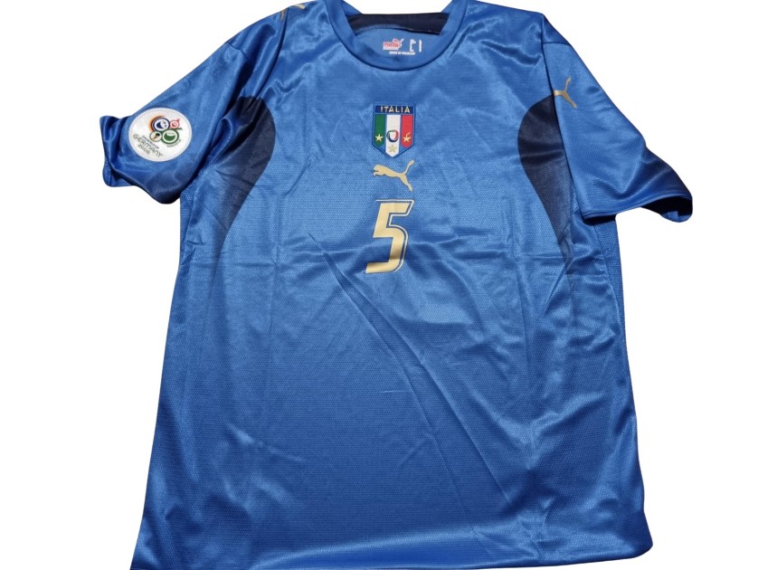 Maglia firmata di Fabio Cannavaro per i Mondiali di calcio 2006