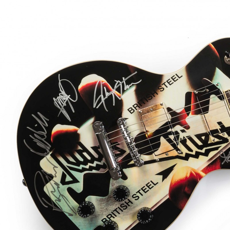 Judas Priest British Steel exclusive signed guitar