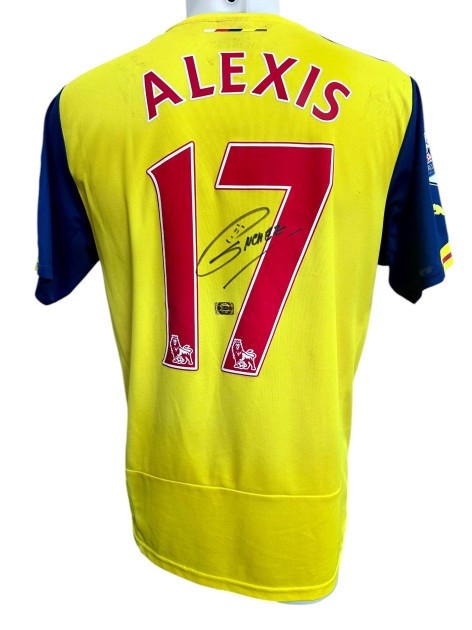 Alexis Sanchez's Arsenal Signed Official Shirt, 2014/15