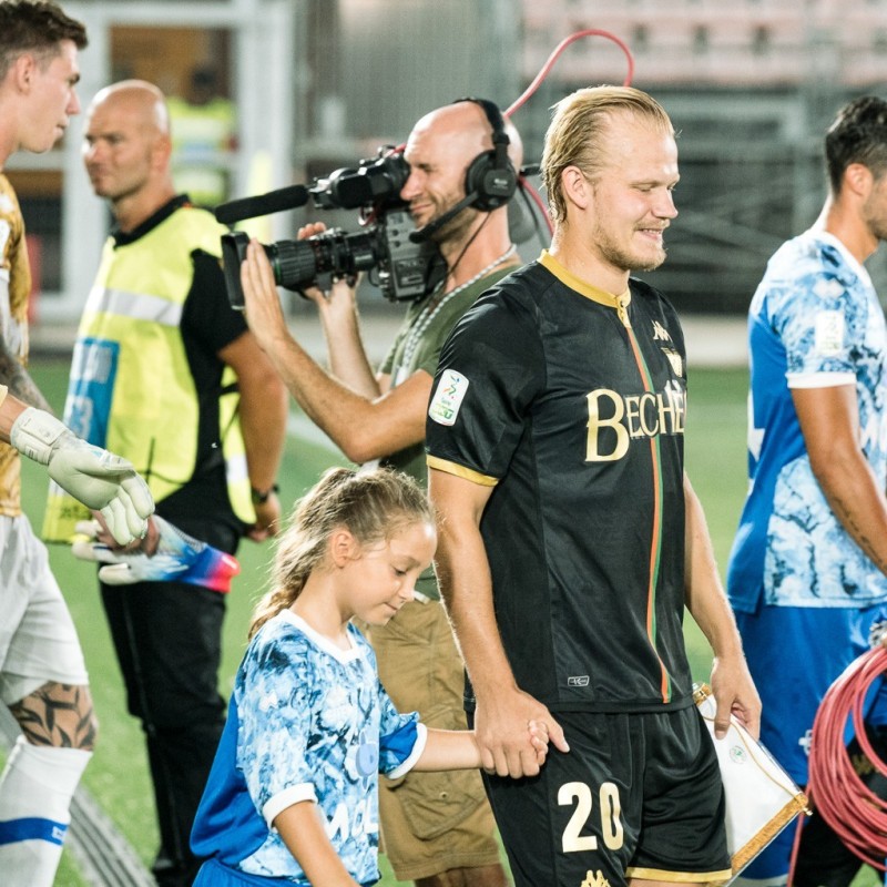 Scendi in campo come Mascotte in occasione di Venezia vs Atalanta