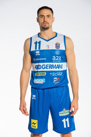 Pallacanestro Brescia Jersey Worn and Signed by John Petrucelli – Nickname Day