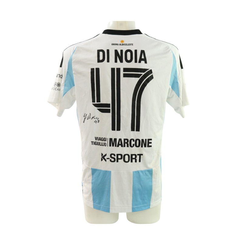 Di Noia's Unwashed Signed Shirt, Lucchese vs Virtus Entella 2025