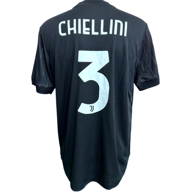 Chiellini's Juventus Match-Issued Shirt, 2021/22