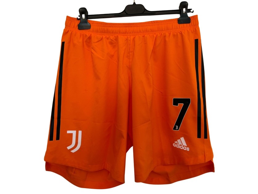 Cristiano Ronaldo's Juventus Match-Issued Shorts, 2020/21