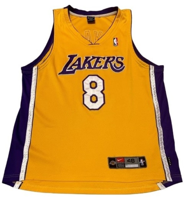 Kobe Bryant's LA Lakers Signed Jersey - Upper Deck COA