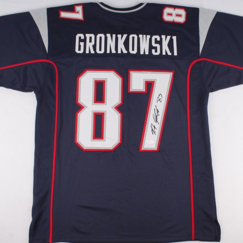 New England Patriots' Rob Gronkowski Autographed Jersey