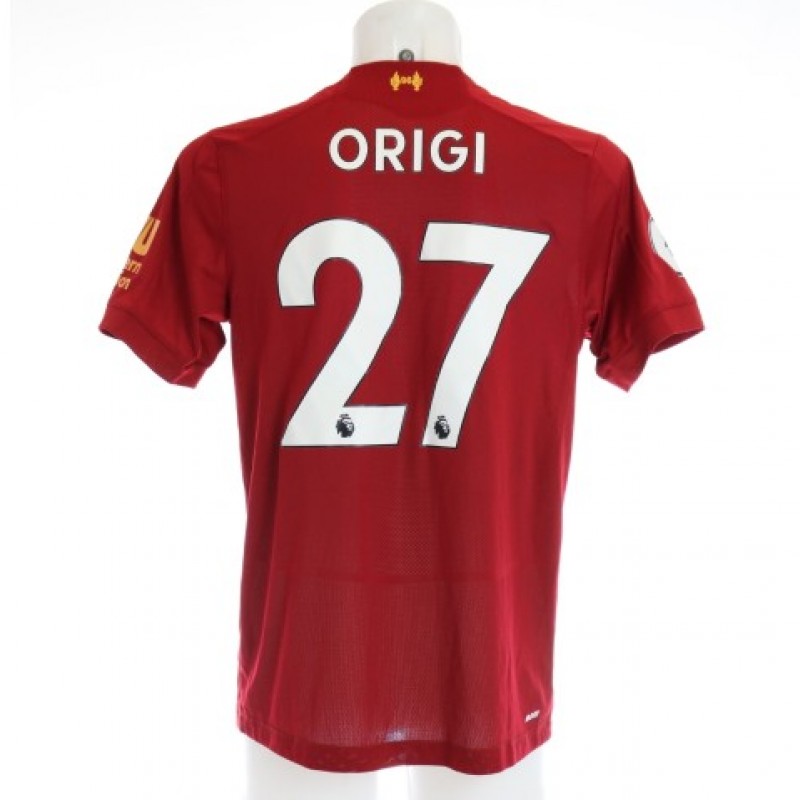 Maglia Origi Liverpool FC in edizione limitata, 2019/20 – preparata ed autografata